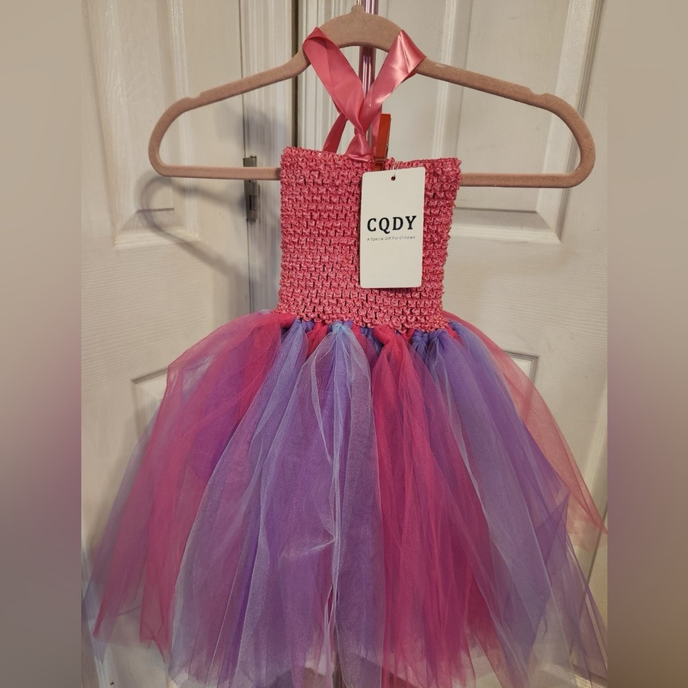 Pink and Purple Tutu Dress